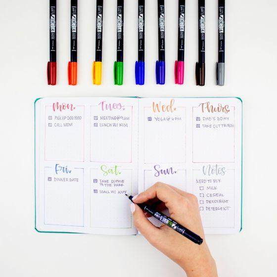 Produktbild Tombow Fudenosuke (Mehrfarbig, 10 x)