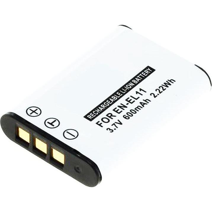 Thumbnail - AGI 24137 Kamera-/Camcorder-Akku Lithium-Ion (Li-Ion) 600 mAh (Akku), Kamera Stromversorgung, Schwarz