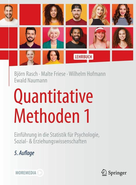 Quantitative Methoden 1 (Deutsch, Björn Rasch, Ewald Naumann, Malte Friese, Wilhelm Hofmann, 2021)