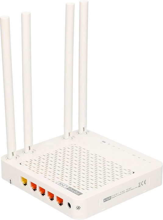Actual product image Totolink A702R AC1200 WIRELESS DUAL BAND ROUTER wireless router Fast Ethernet Dual-band ( / ) White