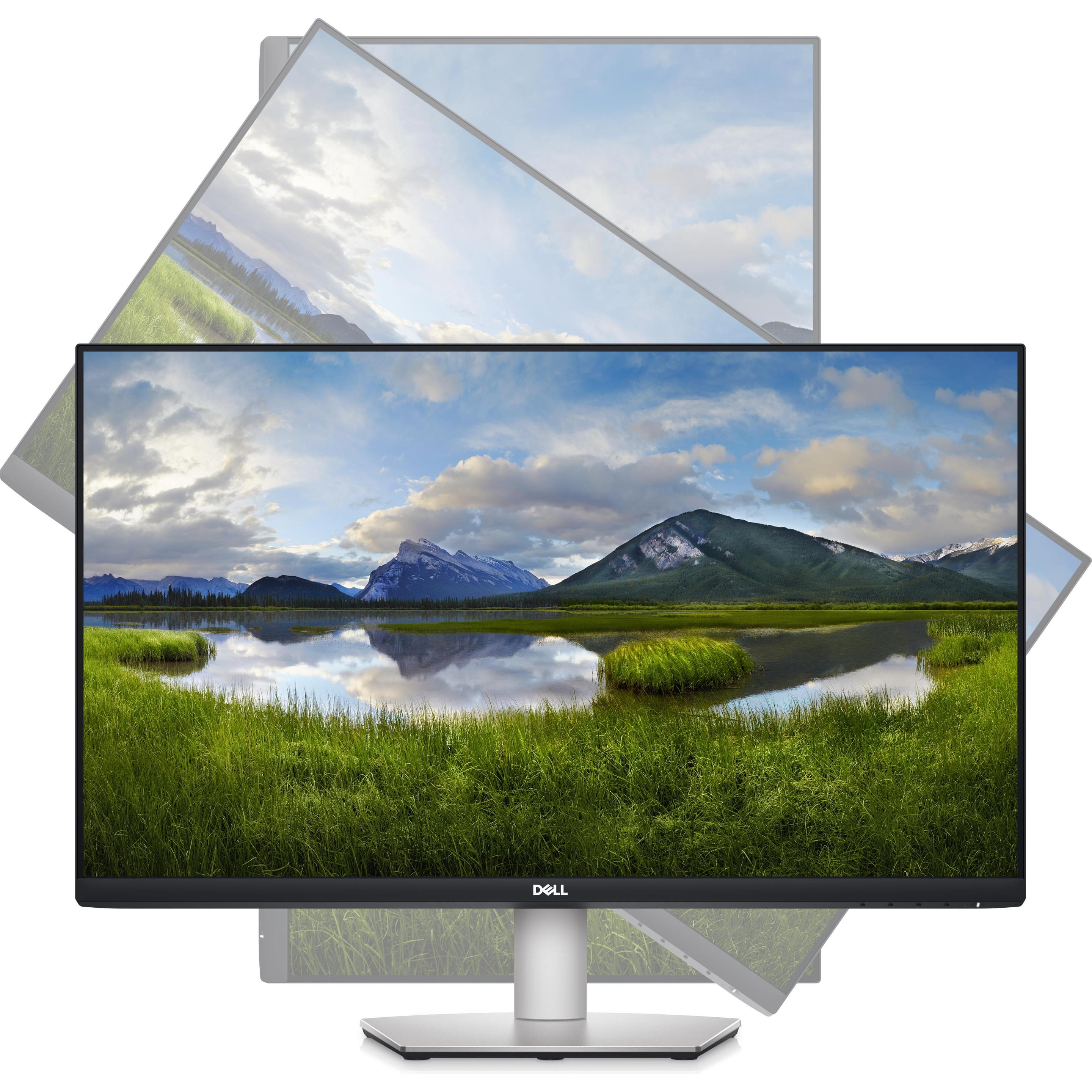 Dell S2722DC (2560 x 1440 Pixel, 27"), Monitor, Silber
