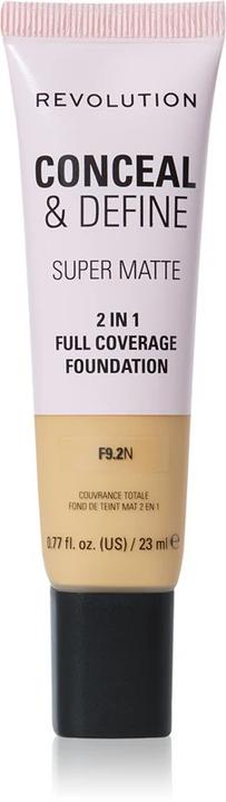 Actual product image Makeup Revolution Conceal & Define Foundation (F9.2N)
