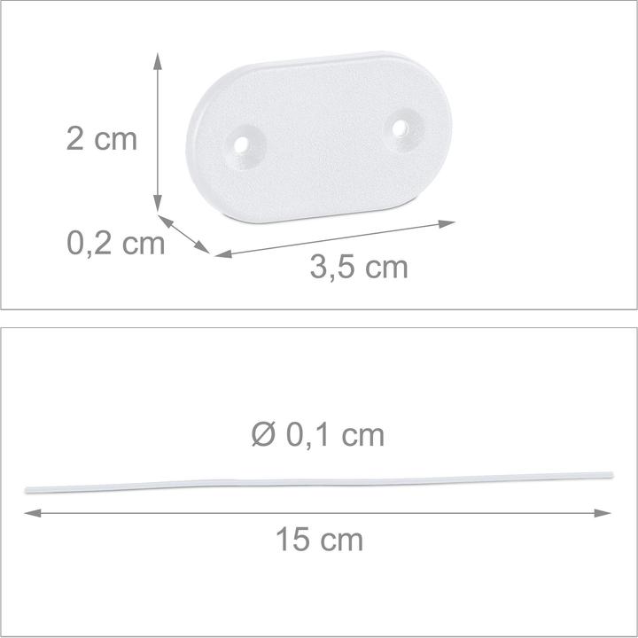 Actual product image Relaxdays 52-pcs. privacy screen attachment (10 cm)