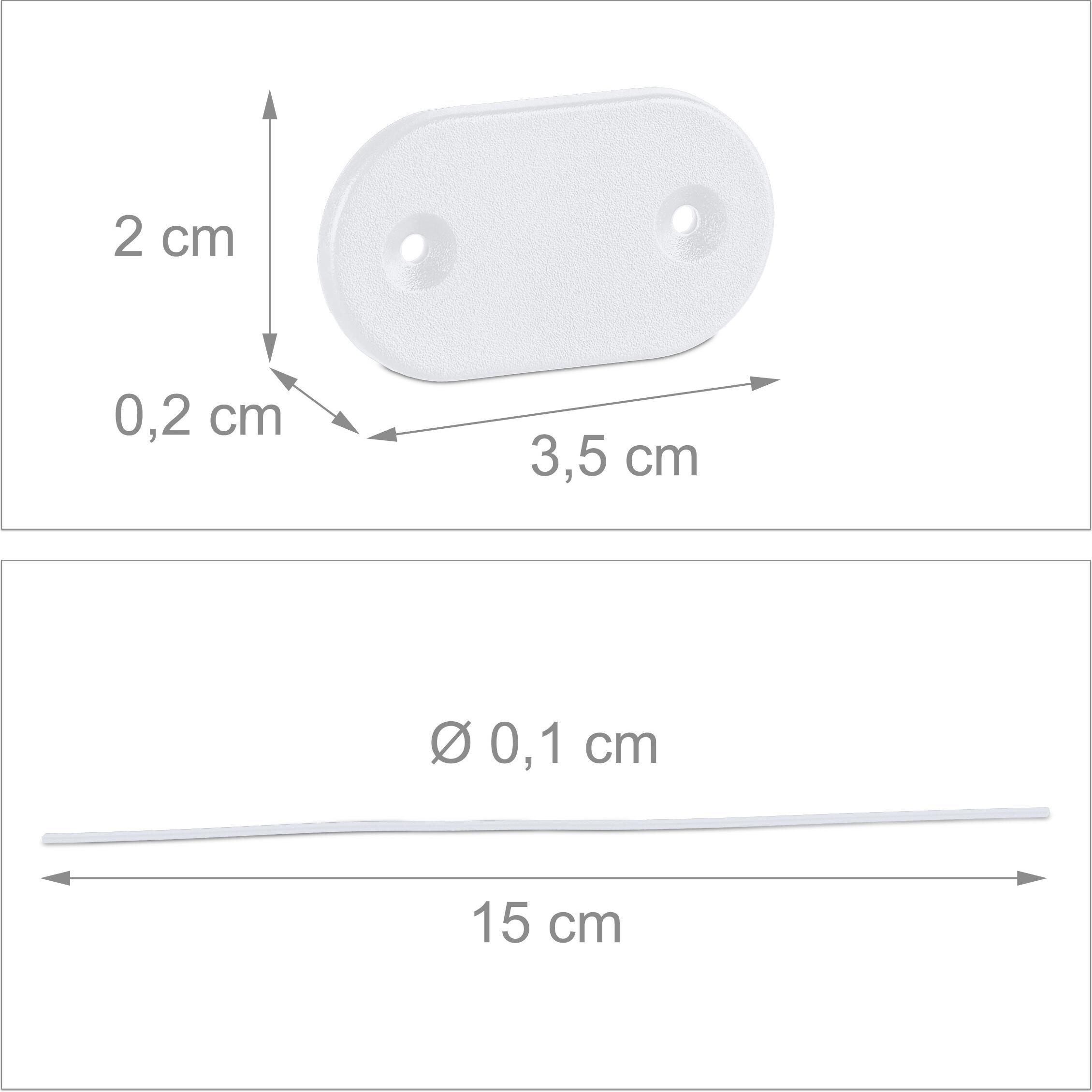 Thumbnail - Relaxdays, Sichtschutz, 52-tlg. Sichtschutz-Befestigung (10 cm)
