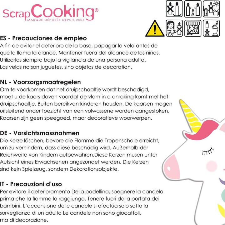 Actual product image ScrapCooking Unicorn (1 pcs.)
