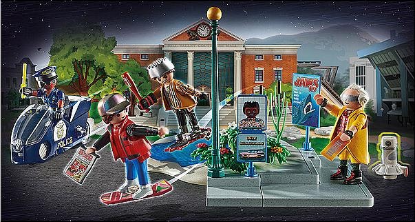 Immagine prodotto Playmobil Ritorno al Futuro Parte II Inseguimento con Hoverboard (70634, Playmobil Ritorno al futuro)