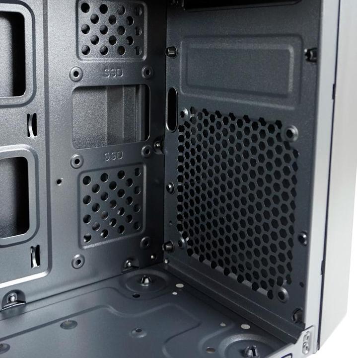 Actual product image LC-Power Gehuse MICRO-ATX 2017MB without NT U3.2/Audio black retail (Mini-ITX, mATX)
