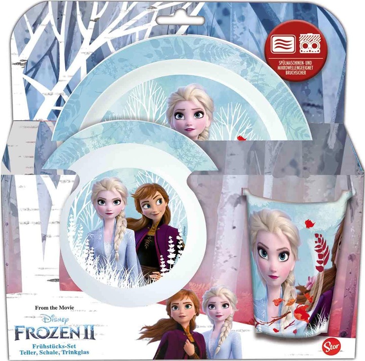 Actual product image pos Breakfast set 'Frozen II' 3 pieces