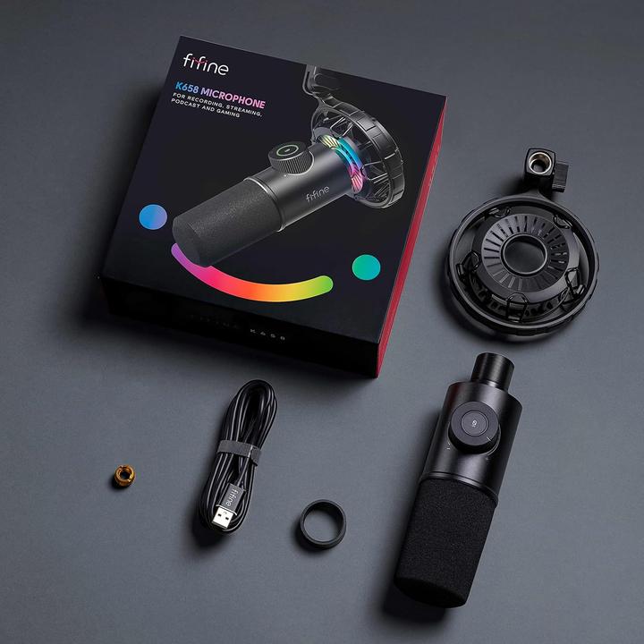 Produktbild Fifine k658 USB RGB dynamic microphone
