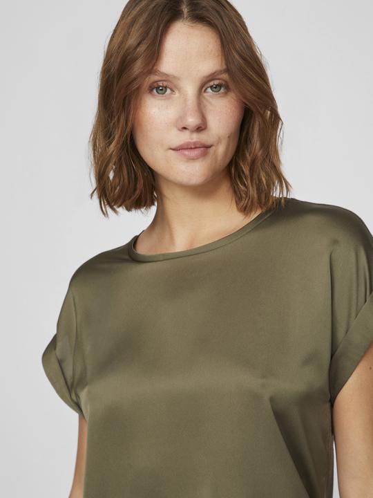 Actual product image Vila Round neckline top with short sleeves (44)