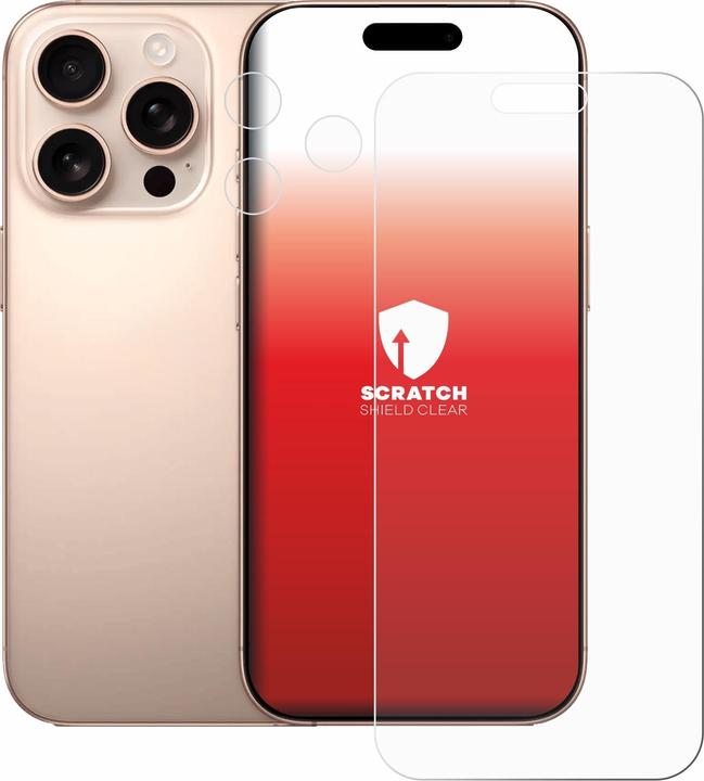 Immagine prodotto upscreen Scratch Shield Pellicola (1 pz., Apple iPhone 16 Pro Max)