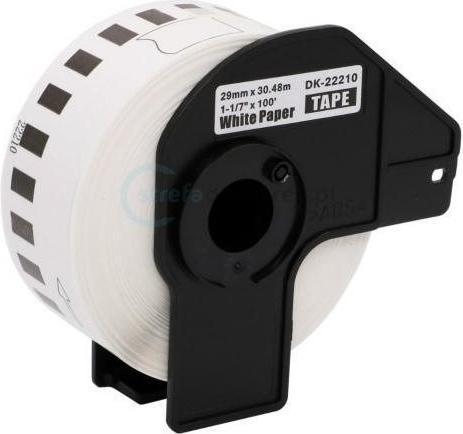 Brother Etiketten 29mmx30.48m DK22210 kompatibel Rolle (2.90 cm)