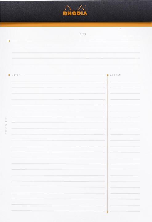 Immagine prodotto Rhodia Blocchi pinzati 80g Basi (A5, Rigatura speciale, Copertina rigida)