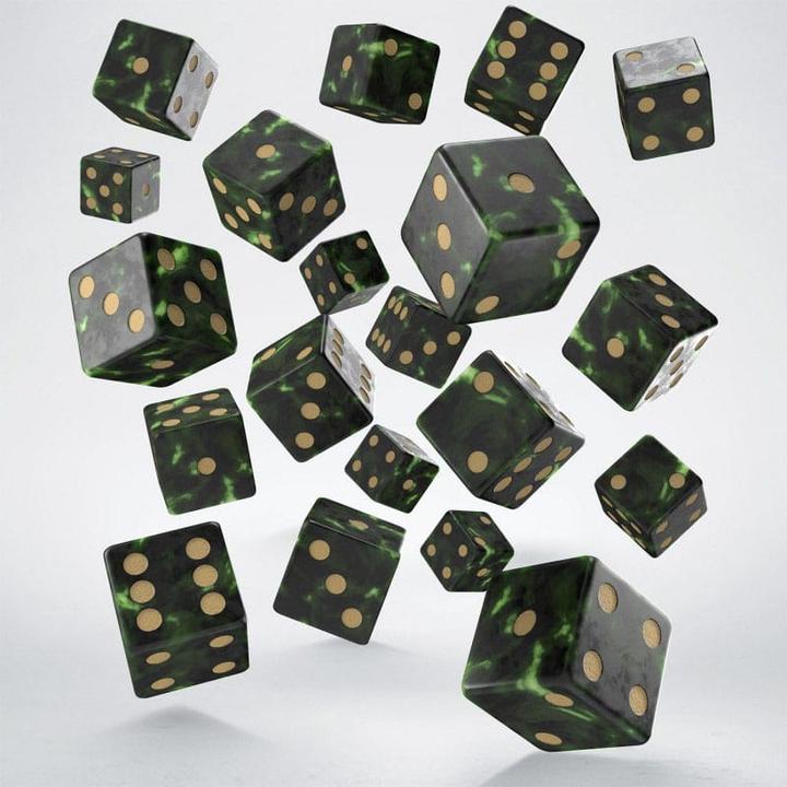 Actual product image Q Workshop Würfel Set Full Pack D6 Grün (20)