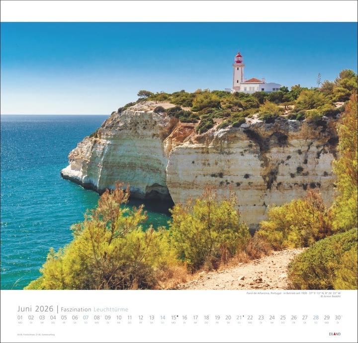 Immagine prodotto Faszination Leuchttürme Edition Kalender 2026 - An den Grenzen der Landschaft (48 x 46 cm, Copertina rigida, Tedesco)