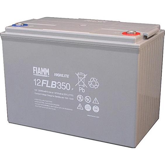 Fiamm, Versorgungsbatterie, Highlite 12FLB350 Blei Akku mit M8 Schraubanschluss 12V, 95000mAh (12 V, 95 Ah)