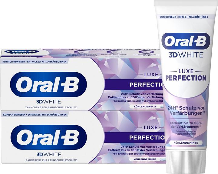 Actual product image Oral-B 3D White Luxe Perfection 2x75ml (75 ml)