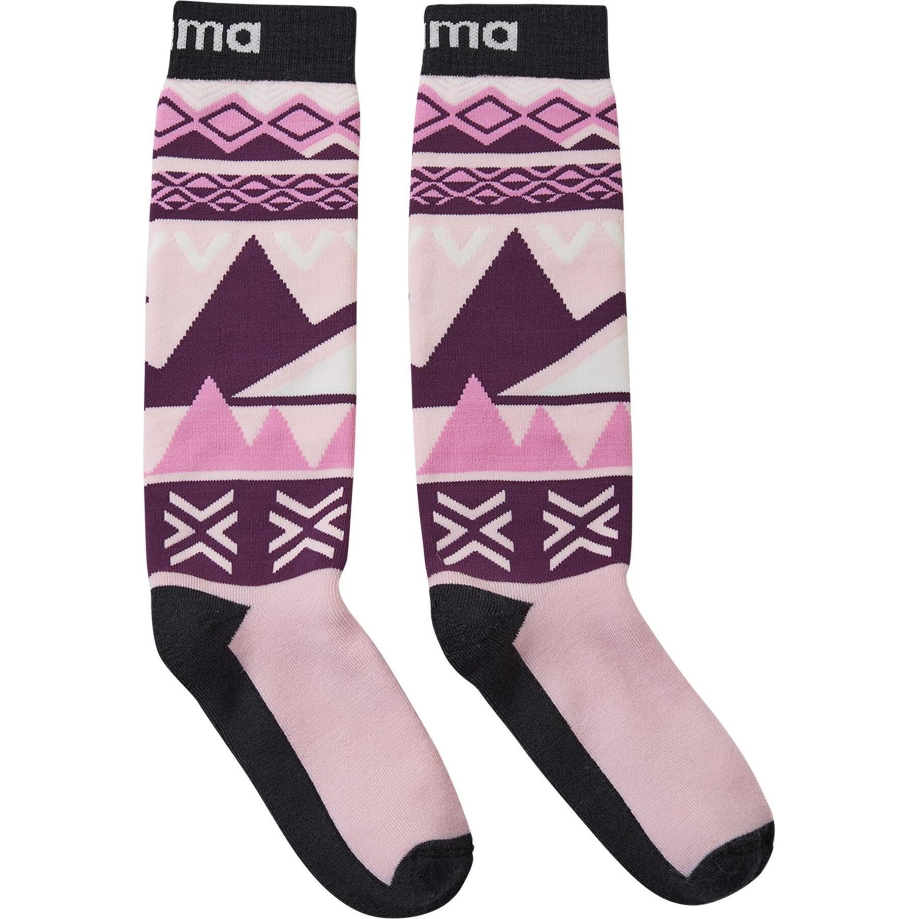 Thumbnail - Reima, Unisex, Sportsocken, Kinder Skisocken Suksee Pale (38 - 41), Rosa
