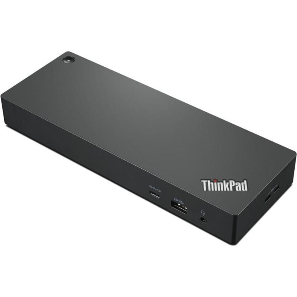 Lenovo ThinkPad Thunderbolt 4 (Thunderbolt, 12 Ports), Dockingstation + USB Hub, Rot, Schwarz