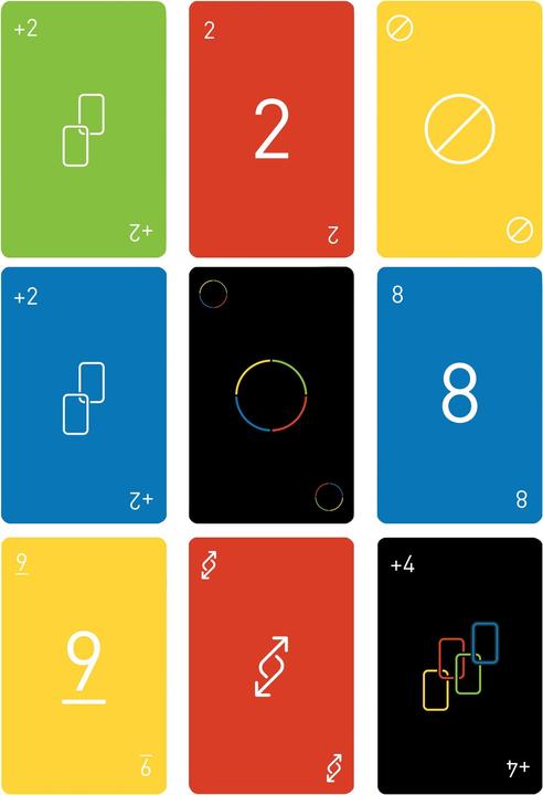 Produktbild Mattel Games Uno Minimalista (Deutsch, Englisch, Französisch, Italienisch)
