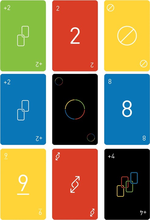 Produktbild Mattel Games Uno Minimalista (Deutsch, Englisch, Französisch, Italienisch)