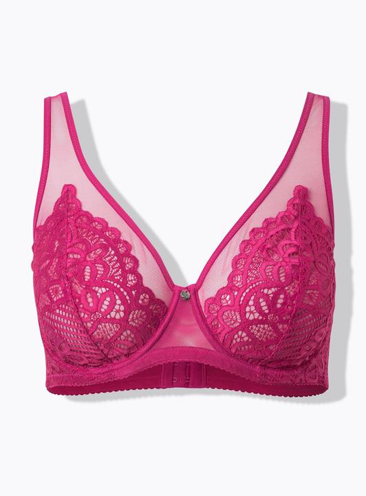 TruYou Bügel-BH, Spitze, Mesh-Träger, Cup B - E (Einzelpack, 95 E)