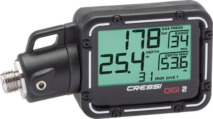 Cressi Digi2 Digital Console Black