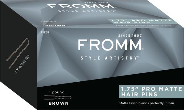 Produktbild Fromm Haarklemmen Braun 44 mm 800 Stk.