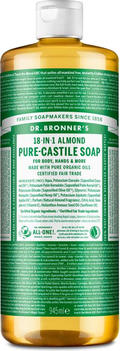 Dr. Bronner's Pure Castile Liquid Soap Almond 945 ml (945 ml)