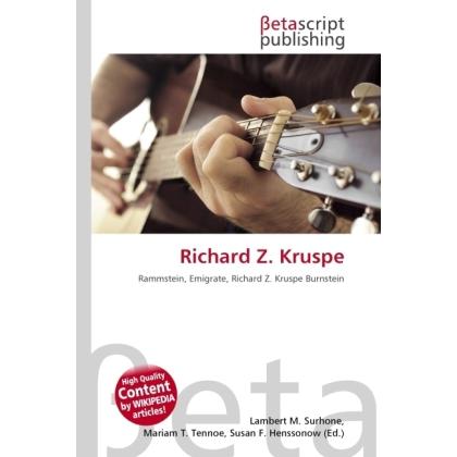 Richard Z. Kruspe, Fachbücher