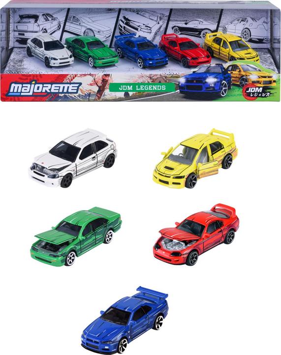 Majorette JDM Legends Anime 5 Pieces Giftpack