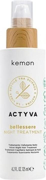 Image du produit Kemon Actyva Bellessere Traitement de nuit Soins capillaires à effet velouté Huiles d'argan et de lin (125 ml)