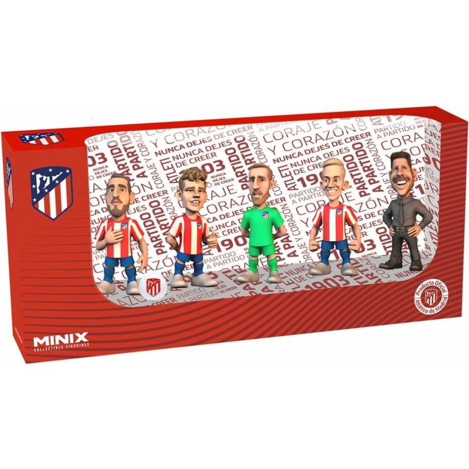 Minix Atlético de Madrid Figuren 5er-Pack 7 cm