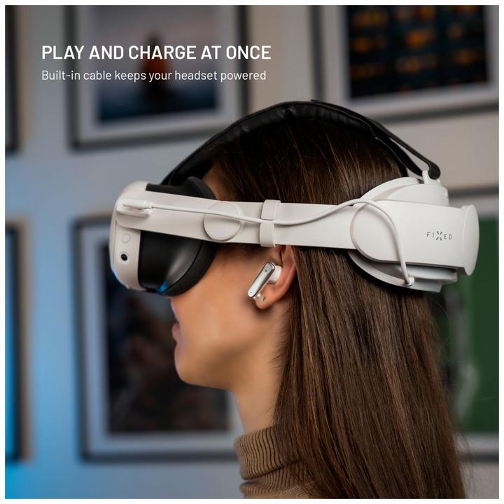 Actual product image Fixed VR -Kopfband mit Akku für Meta Quest 3/3S / 6.000 mAh