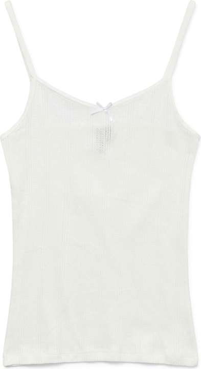 Vero Moda Vmlisa Pointelle Singlet Top Jrs Noos