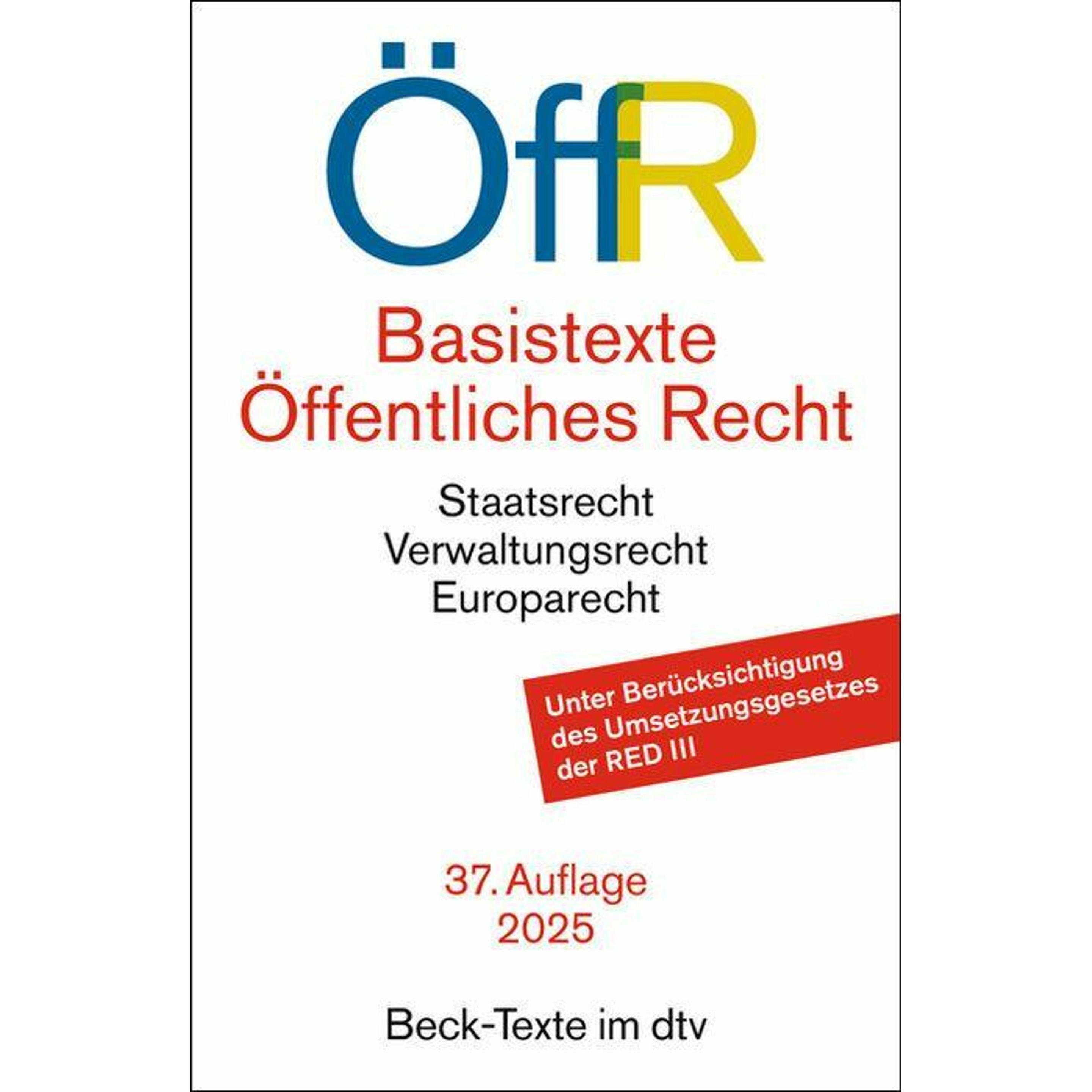 Basistexte Öffentliches Recht, Libro specialistico di Steffen Detterbeck