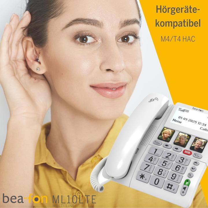 Produktbild Bea-Fon ML10 LTE 4G Tischtelefon mit SOS Funktion/ Notrufsender
