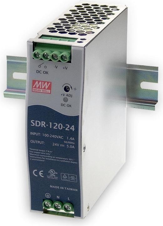 Produktbild MeanWell HutschienenNetzteil (DINRail)