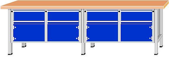 Actual product image Anke Workbench, extra wide (280 cm, 70 cm)