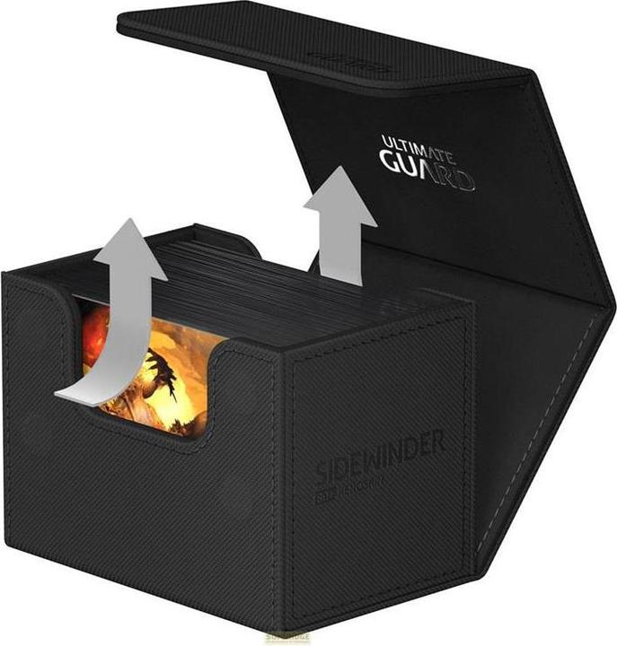 Actual product image Ultimate Guard Sidewinder 80+ XenoSkin Monocolor Noir