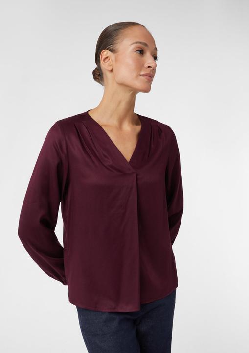 Immagine prodotto Comma Bluse Satinierte Viskose-Bluse mit Faltendetails (32)