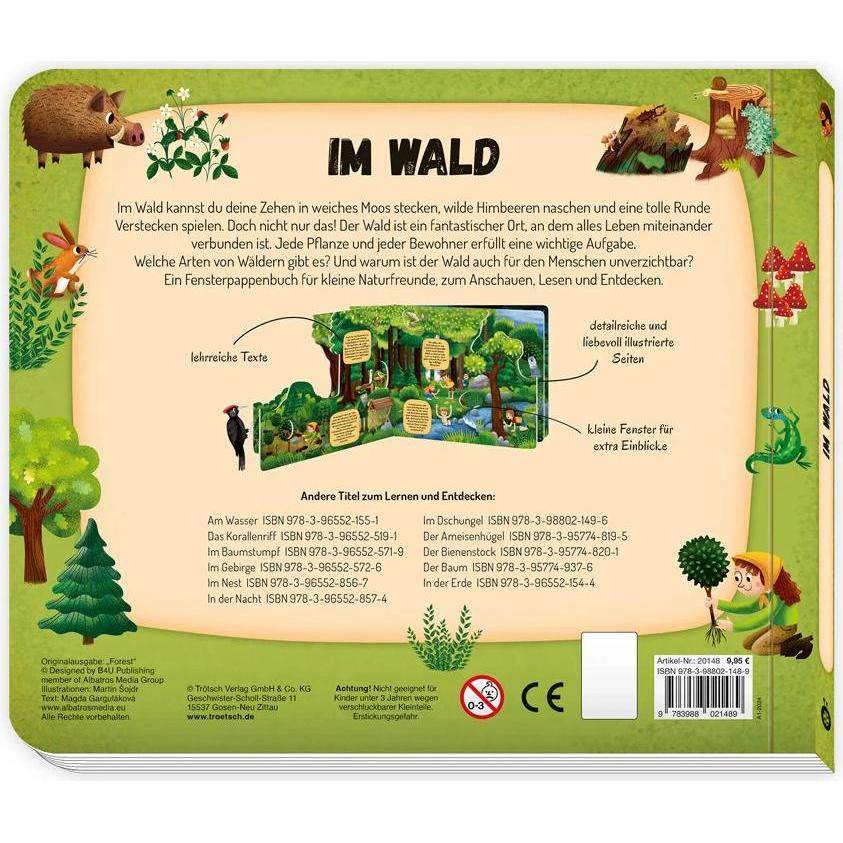 Thumbnail - Fensterbuch Im Wald, Kinderbücher von Trötsch Verlag GmbH & Co. KG