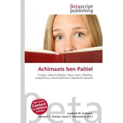 Achimaats ben Paltiel, Fachbücher