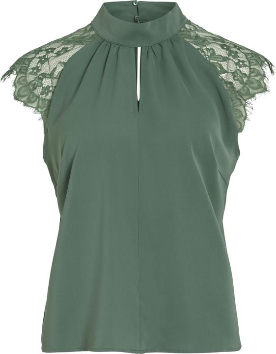 Immagine prodotto Vila VISIMPLY Spitzen Oberteil mit kurzen Ärmeln (38)