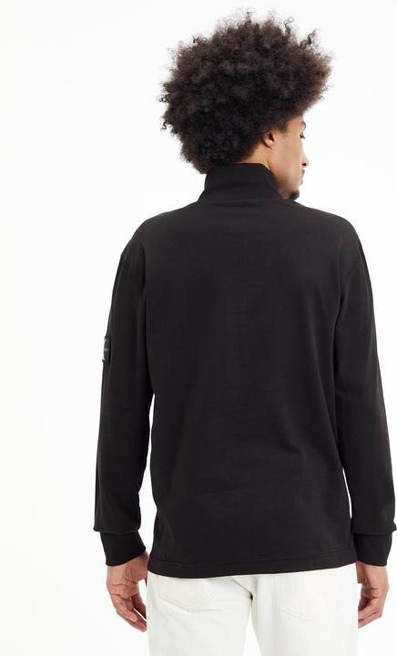 Produktbild Calvin Klein Jeans Badge Waffle Blocking Mock Neck - M (M)