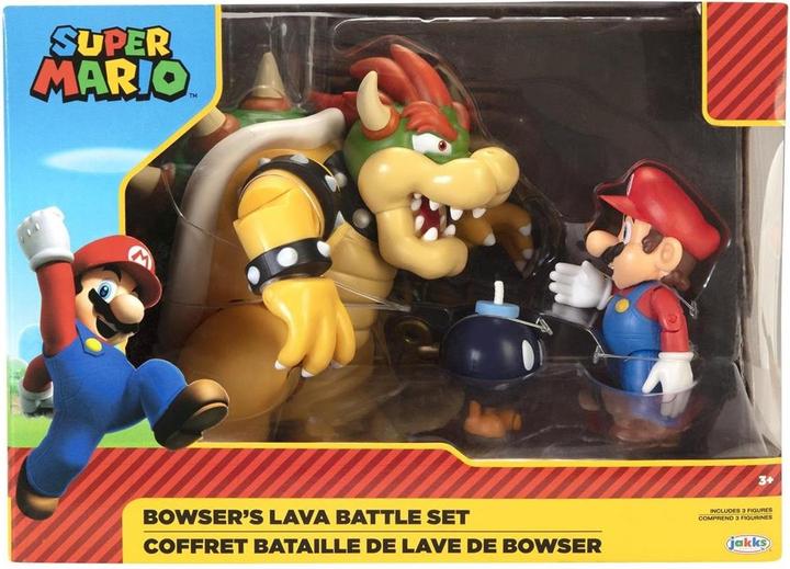 Produktbild Jakks Pacific World of Nintendo: Mario vs. Bowser Lava Battle