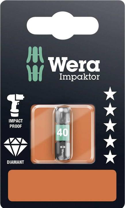 Produktbild Wera 867/1 IMP DC TX 40 x 25 mm SB (Innensechsrund TX, Sechskant (hexagonal))