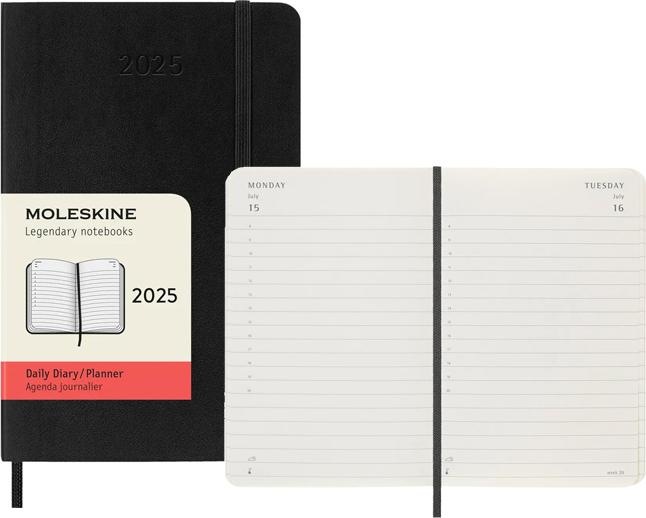Produktbild Moleskine Tageskalender (A6, Pocket, Englisch)