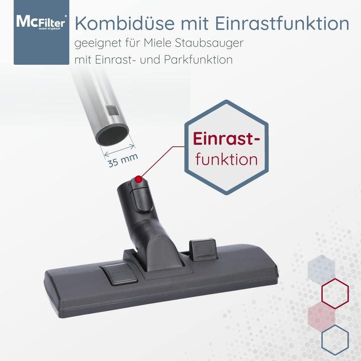 Actual product image Mc Filter Bodendüse für Miele CX1 Staubsauger Serie