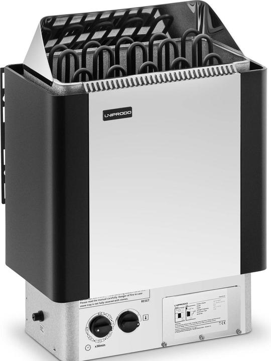 Uniprodo Saunaofen Saunaheizgerät Sauna Ofen elektrisch Saunaheizung 9 kW 400 V 3 N